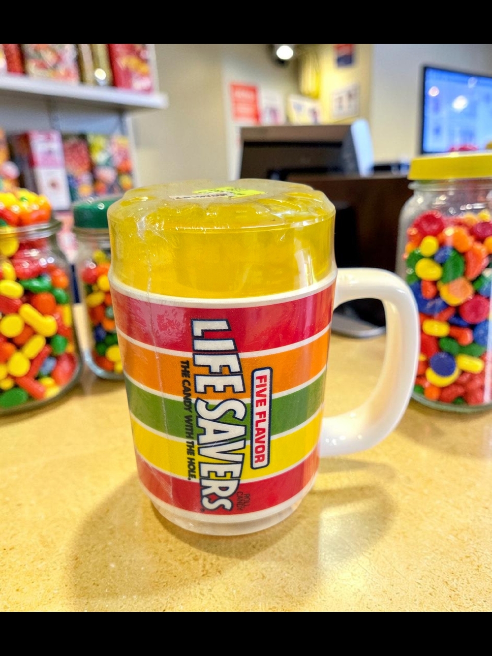 Lifesavers Five Flavor Stripe Mug - Bright Multi-Color